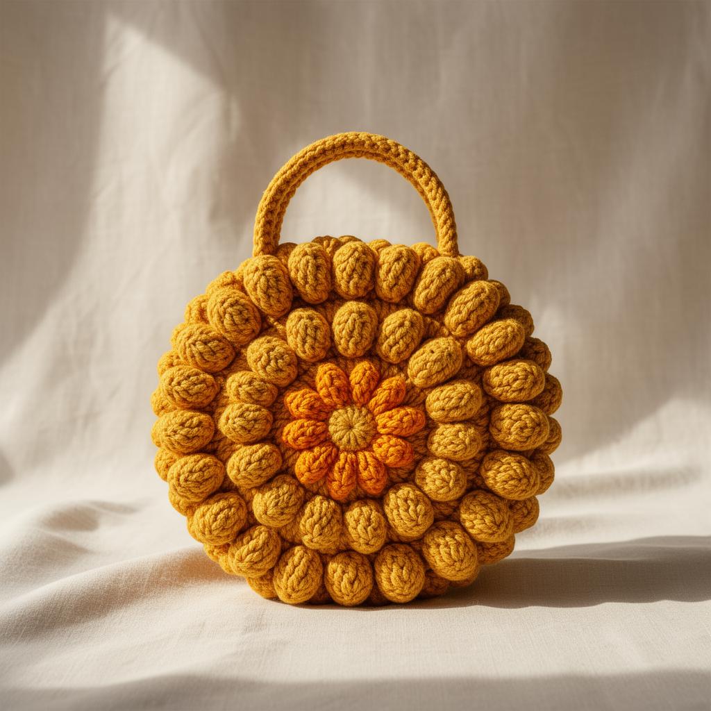 KAIRA — The Sunbloom — handmade crochet bags journal by MadebyKaira