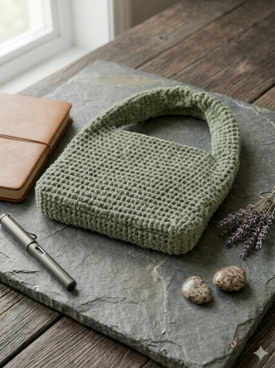 The Halo: A Round Handmade Crochet Bag for Women, Explained — handmade crochet bags journal by MadebyKaira