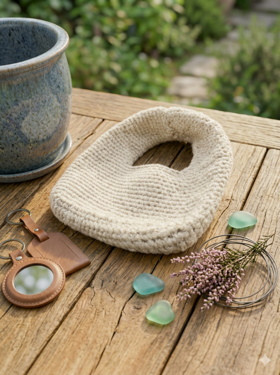 The Pebble: A Handmade Crochet Clutch for Evenings and Weddings — handmade crochet bags journal by MadebyKaira